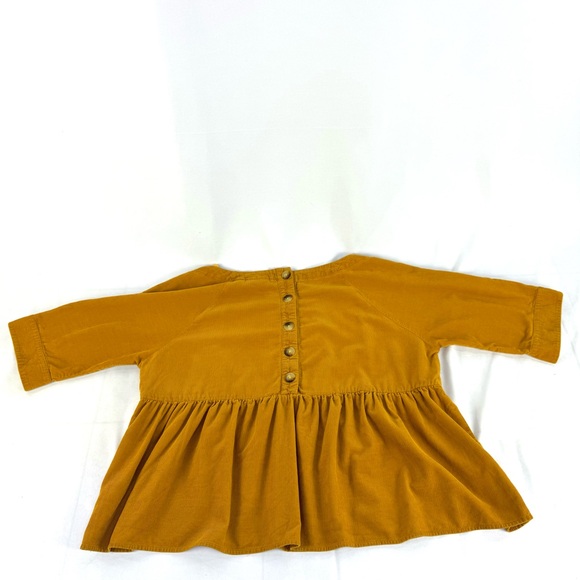 Anthropologie Maeve Maria babydoll button back corduroy blouse oversized small - Picture 12 of 14